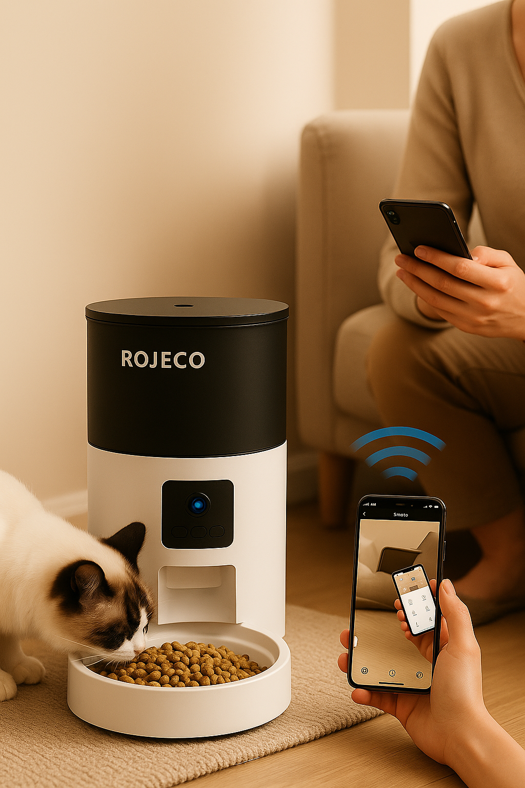 CamPanion™ Smart Pet Feeder with HD Camera & App Control
